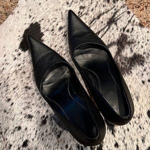 Nine West black high heels black size 7 1/2
